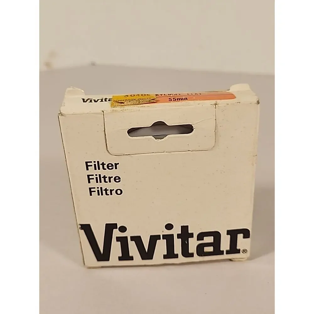 Vivitar Skylight (1A) 55 mm Lens Filter Made in Japan - NEW Old Stock. P8
